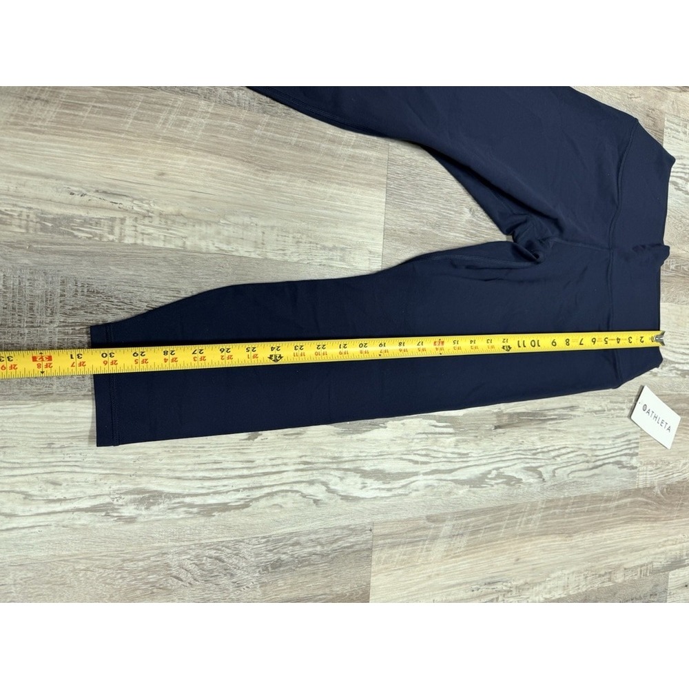 Athleta Large transcend 7/8 Tight Leggings, Navy Heather NWT - Picture 5 of 7
